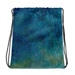 *Blue Green* Design Drawstring Bag