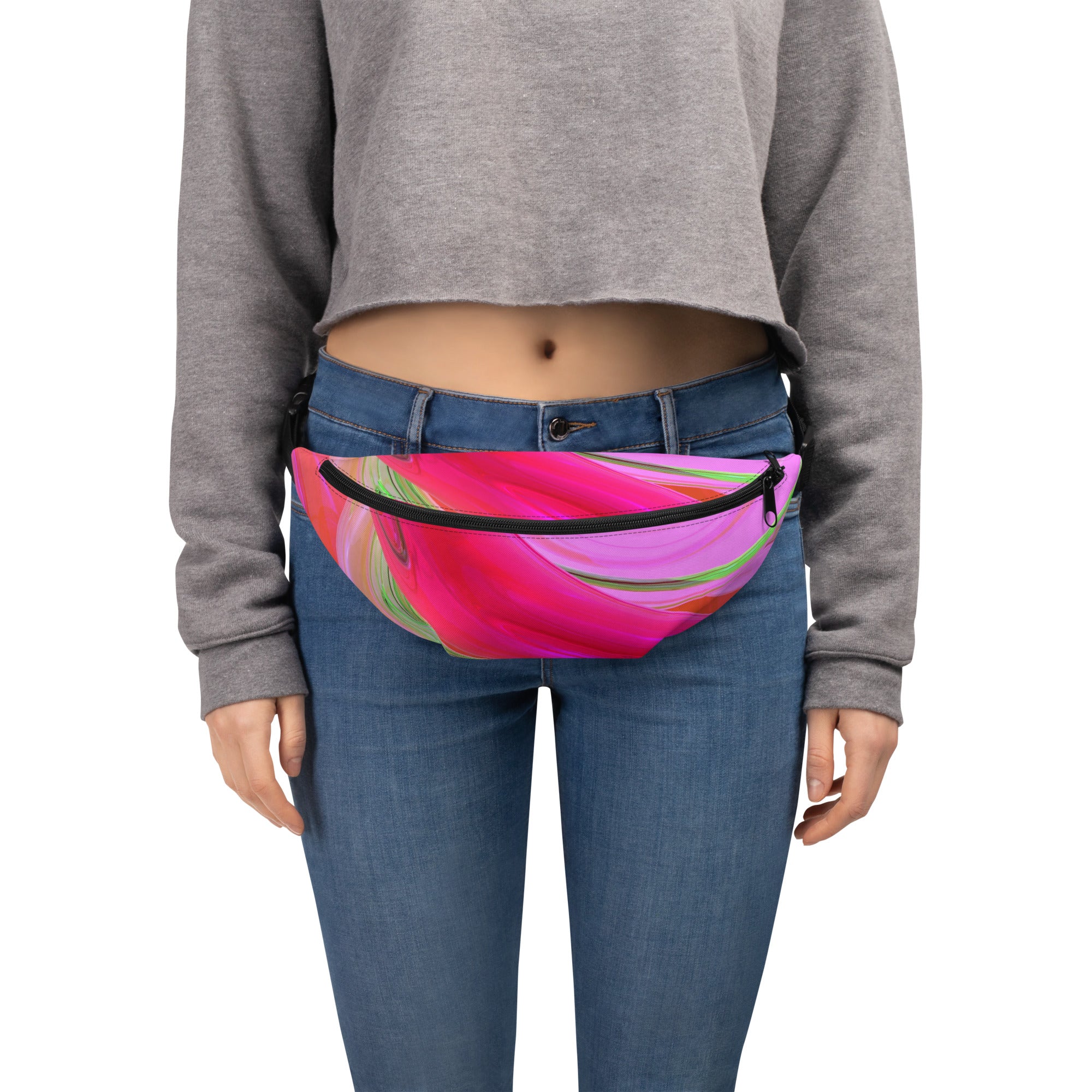 *Pink Swirl* Design Waist/Crossover Body Bag