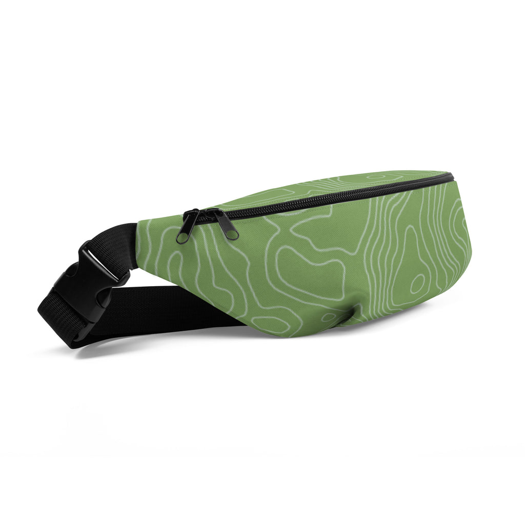 *Green Swirl* Design Waist/Crossover Body Bag