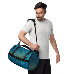 *Blue Green* Design All-Over Print Gym Bag