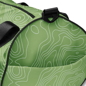 *Green Swirl* Design All-Over Print Gym Bag