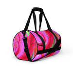 *Pink Swirl* Design All-Over Print Gym Bag