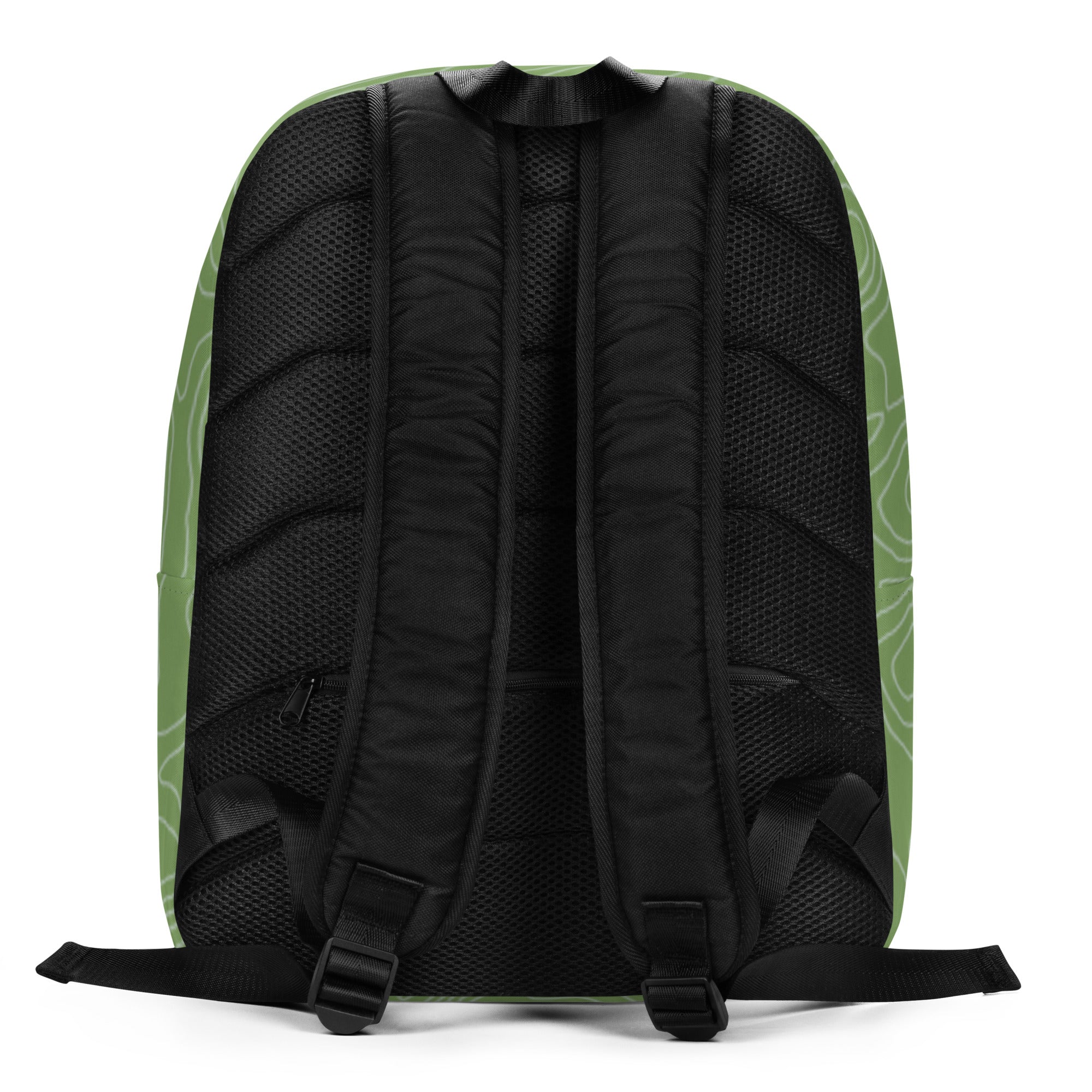 *Green Swirl* Design Minimalist Backpack