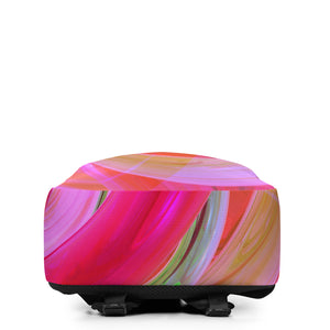 *Pink Swirl* Design Minimalist Backpack