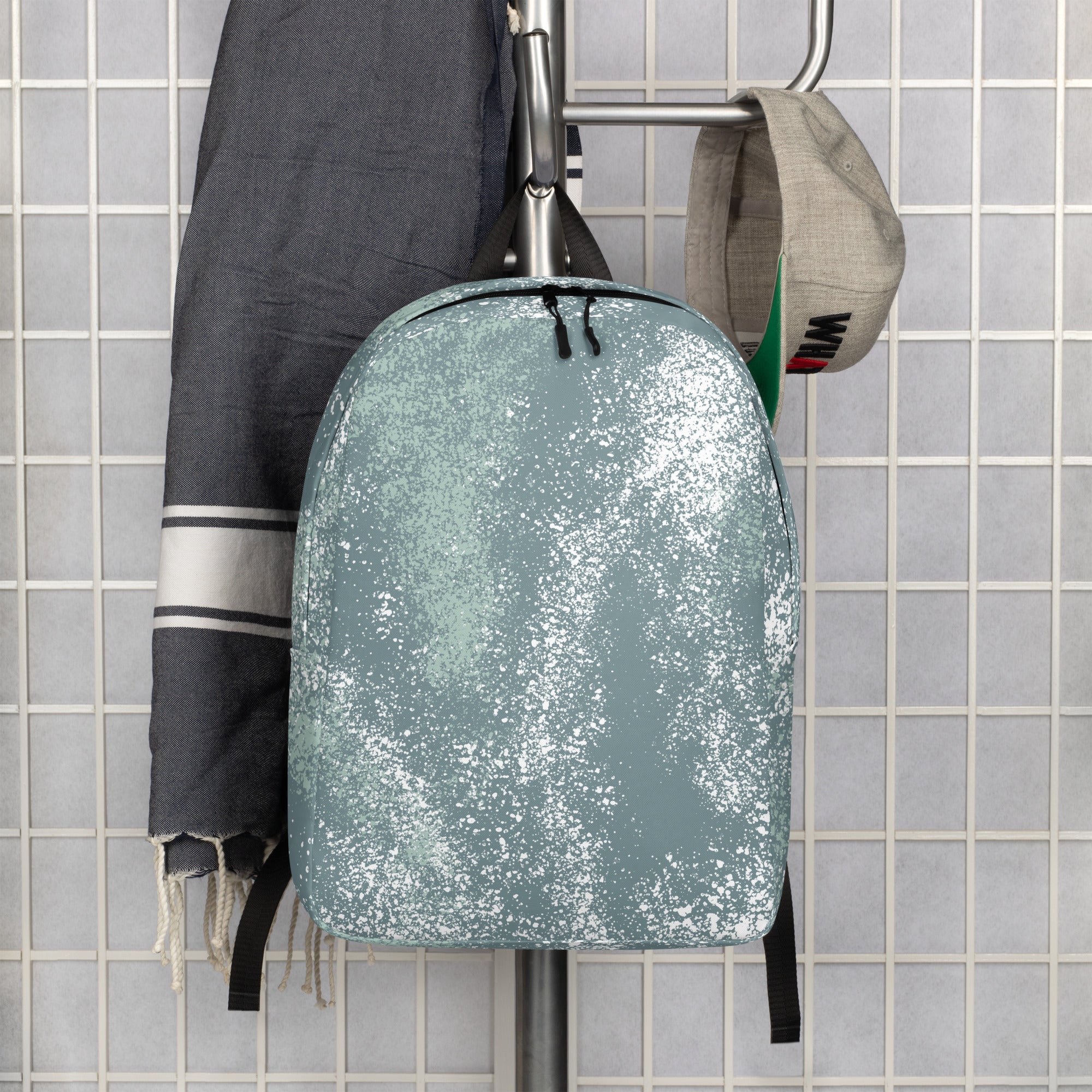 *Green Splash* Design Minimalist Backpack