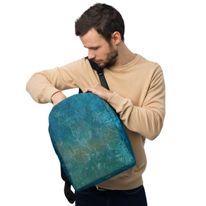 *Blue Green* Design Minimalist Backpack