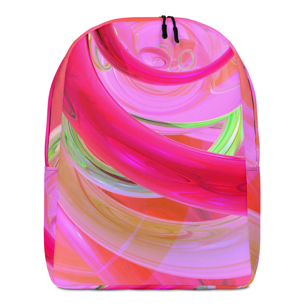 *Pink Swirl* Design Minimalist Backpack