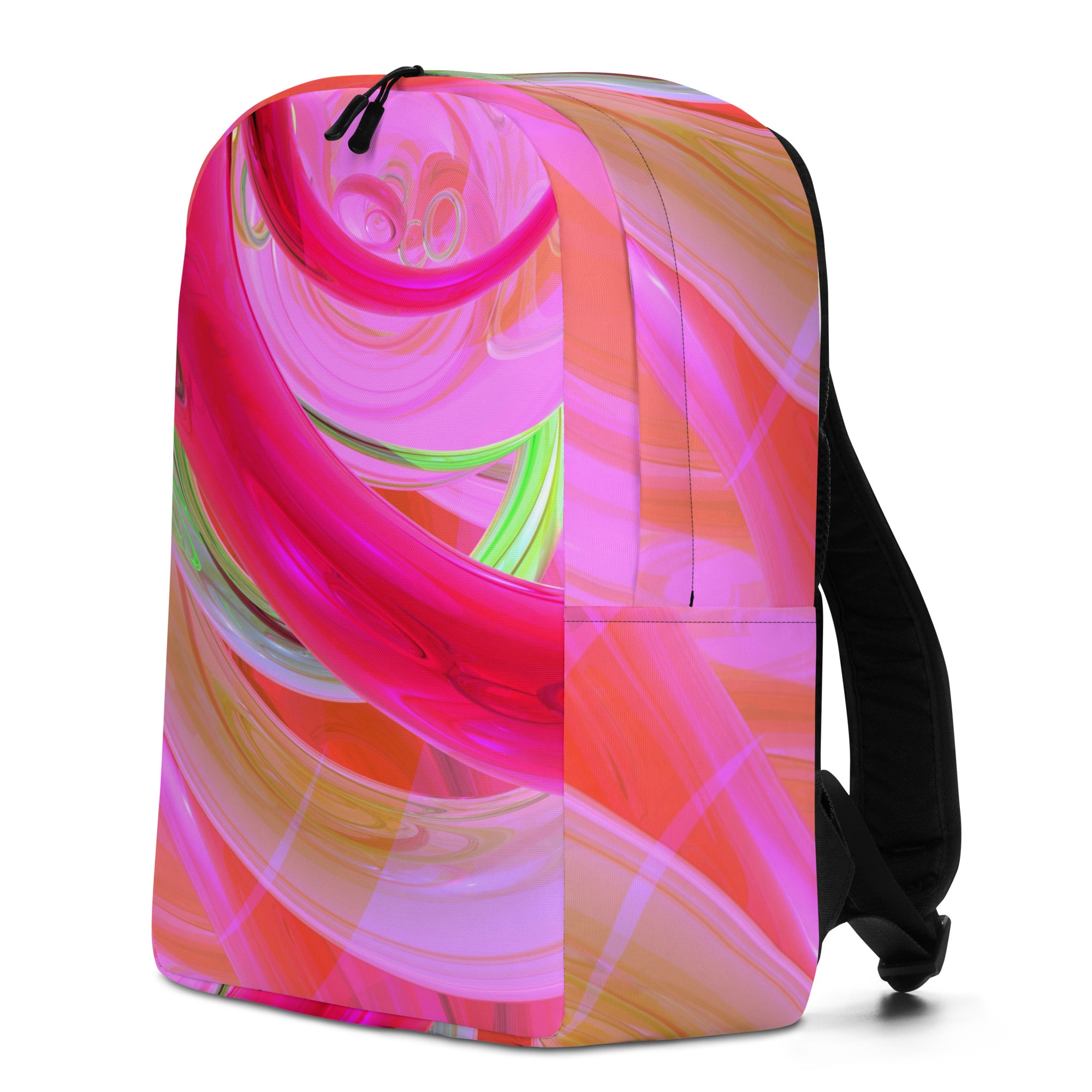 *Pink Swirl* Design Minimalist Backpack