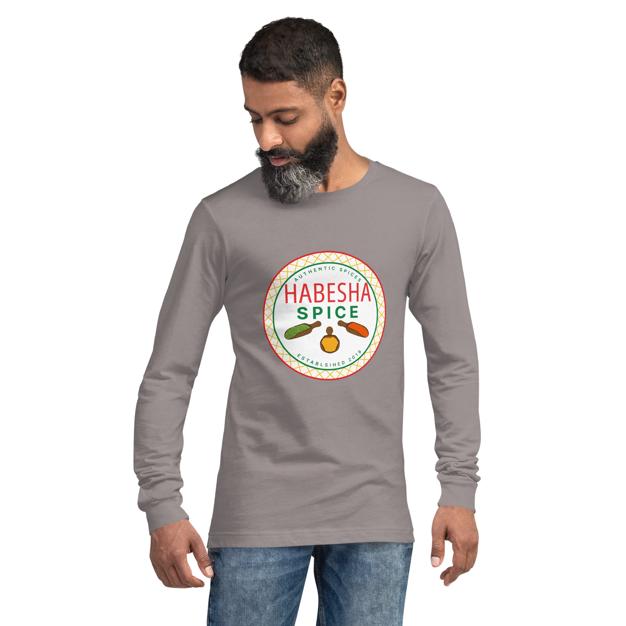 Habesha Spice Collection: Branded Unisex Long Sleeve Tee