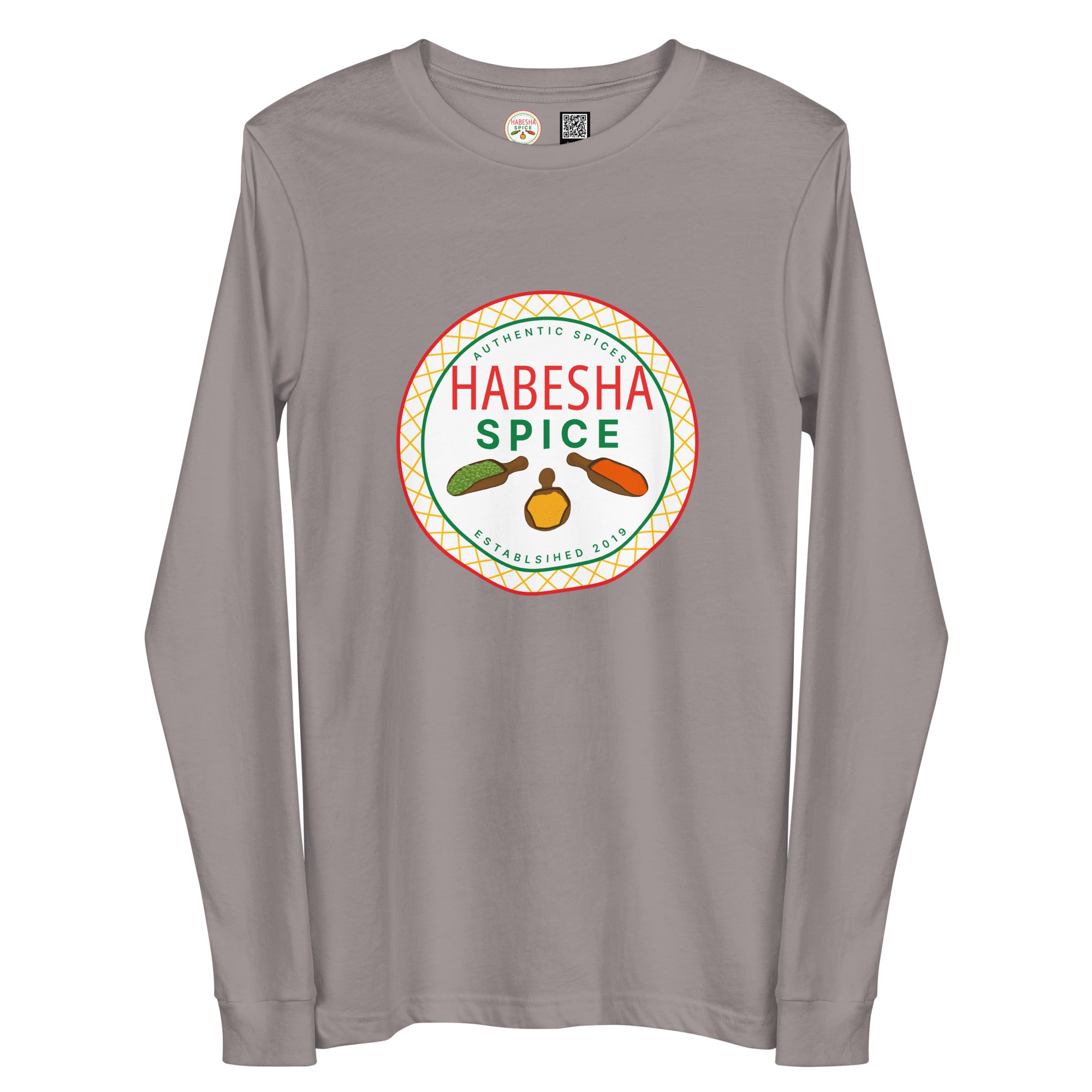 Habesha Spice Collection: Branded Unisex Long Sleeve Tee