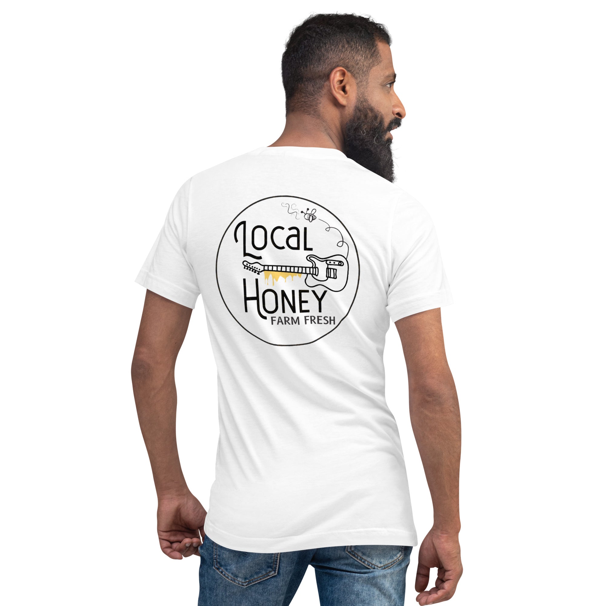 Local Honey Unisex Short Sleeve V-Neck T-Shirt