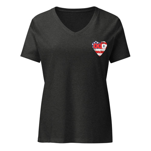 *United* USA Women’s Relaxed V-Neck T-Shirt