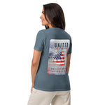 *United* USA Women’s Relaxed V-Neck T-Shirt